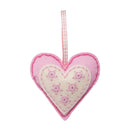 Trimits Felt Decoration Kit Ð Heart, 2x6x13cm, Includes Pre-Cut Felt, Stuffing, Beads, Thread, and Instructions-1