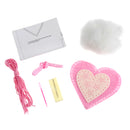 Trimits Felt Decoration Kit Ð Heart, 2x6x13cm, Includes Pre-Cut Felt, Stuffing, Beads, Thread, and Instructions-3