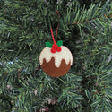 Trimits Felt Decoration Kit Ð Christmas Pudding, 10x12cm, Includes Felt Shapes, Thread, Stuffing, Needle, and Ribbon