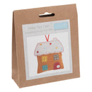Trimits Felt Decoration Kit Ð Christmas Gingerbread House, 10x12cm, Includes Felt Shapes, Thread, Stuffing, Needle, and Ribbon-3