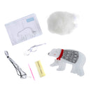 Trimits Felt Decoration Kit Ð Christmas Polar Bear, 10x12cm, Includes Felt Shapes, Thread, Stuffing, Needle, and Ribbon-2