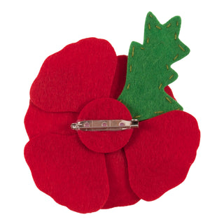 Trimits Felt Decoration Kit Ð Poppy Brooch, 2x6x13cm, Includes Pre-Cut Felt, Stuffing, Beads, Thread, and Instructions