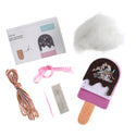 Trimits Felt Decoration Kit Ð Ice Lolly, 2x6x13cm, Includes Pre-Cut Felt, Stuffing, Beads, Thread, and Instructions