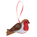 Trimits Felt Decoration Kit Ð Christmas Robin, 10x12cm, Includes Felt Shapes, Thread, Stuffing, Needle, and Ribbon-1