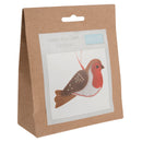 Trimits Felt Decoration Kit Ð Christmas Robin, 10x12cm, Includes Felt Shapes, Thread, Stuffing, Needle, and Ribbon-4