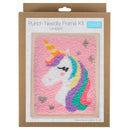 Trimits Punch Needle Kit Ð Floss and Hoop: Unicorn, 15.2cm Diameter, Includes Embroidery Floss, Hoop, Fabric, Punch Needle, Instructions in English, French, German-3