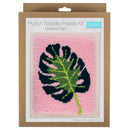 Trimits Punch Needle Kit Ð Floss and Hoop: Cheese Plant, 15.2cm Diameter, Includes Embroidery Floss, Hoop, Fabric, Punch Needle, Instructions in English, French, German-3