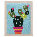 Trimits Punch Needle Kit Ð Floss and Hoop: Cactus, 15.2cm Diameter, Includes Embroidery Floss, Hoop, Fabric, Punch Needle, Instructions in English, French, German-1