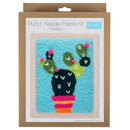 Trimits Punch Needle Kit Ð Floss and Hoop: Cactus, 15.2cm Diameter, Includes Embroidery Floss, Hoop, Fabric, Punch Needle, Instructions in English, French, German-3
