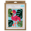 Trimits Punch Needle Kit Ð Floss and Hoop: Flamingo, 15.2cm Diameter, Includes Embroidery Floss, Hoop, Fabric, Punch Needle, Instructions in English, French, German-3
