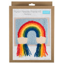 Trimits Punch Needle Kit Ð Floss and Hoop: Rainbow, 15.2cm Diameter, Includes Embroidery Floss, Hoop, Fabric, Punch Needle, Instructions in English, French, German-3
