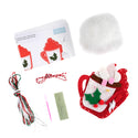 Trimits Felt Decoration Kit Ð Christmas Rocking Horse, 10x12cm, Includes Felt Shapes, Thread, Stuffing, Needle, and Ribbon