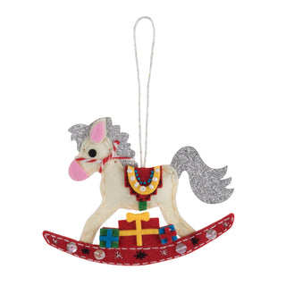 Trimits Felt Decoration Kit Ð Christmas Dove, 10x12cm, Includes Felt Shapes, Thread, Stuffing, Needle, and Ribbon