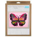 Trimits Punch Needle Kit Ð Floss and Hoop: Butterfly, 15.2cm Diameter, Includes Embroidery Floss, Hoop, Fabric, Punch Needle, Instructions in English, French, German-2