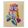 Kit de broderie à l'aiguille Trimits – Fil et tambour : Hibou, 15,2 cm de diamètre, comprend du fil à broder, un tambour, du tissu, une aiguille à broder et des instructions en anglais, français et allemand.