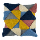 Trimits Punch Needle Kit Ð Cushion: Geo, 36x36cm, Includes Punch Needle Tool, Yarn, Fabric, Cushion Back, Instructions in English, French, German-1