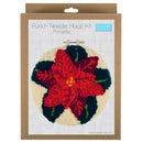 Trimits Punch Needle Kit Ð Yarn and Hoop: Christmas Poinsettia, 20.3cm Diameter, Includes Yarn, Hoop, Fabric, Punch Needle, and Instructions-3