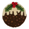 Kit de broderie à l'aiguille Trimits – Fil et tambour : Pudding de Noël, 20,3 cm de diamètre, comprend le fil, le tambour, le tissu, l'aiguille à broder et les instructions.