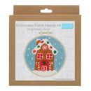 Trimits Punch Needle Kit Ð Floss and Hoop: Christmas Gingerbread House, 15.2cm Diameter, Includes Floss, Hoop, Fabric, Punch Needle, and Instructions-3