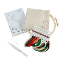 Trimits Punch Needle Kit Ð Floss and Hoop: Christmas Robyn, 15.2cm Diameter, Includes Floss, Hoop, Fabric, Punch Needle, and Instructions-2