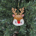 Trimits Felt Decoration Kit Ð Christmas Star, 9x12cm, Includes Felt Shapes, Stuffing, Beads, Sequins, Thread, and Pom Poms