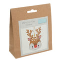 Trimits Felt Decoration Kit Ð Christmas Star, 9x12cm, Includes Felt Shapes, Stuffing, Beads, Sequins, Thread, and Pom Poms