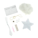 Trimits Felt Decoration Kit Ð Christmas Wreath, 9x12cm, Includes Felt Shapes, Stuffing, Beads, Sequins, Thread, and Pom Poms-4