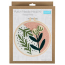 Trimits Punch Needle Kit Ð Yarn and Hoop: Foliage Floral, 20.3cm Diameter, Includes Yarn, Hoop, Fabric, Punch Needle, Instructions in EN, FR, GER-3