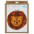 Trimits Punch Needle Kit Ð Yarn and Hoop: Lion, 20.3cm Diameter, Includes Yarn, Hoop, Fabric, Punch Needle, Instructions in EN, FR, GER-3