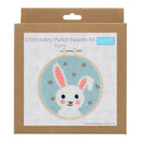 Trimits Punch Needle Kit Ð Floss and Hoop: Bunny, 15.2cm Diameter, Includes Embroidery Floss, Hoop, Fabric, Punch Needle, Instructions in English, French, German-3