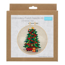Trimits Punch Needle Kit Ð Floss and Hoop: Christmas Tree 15.2cm Diameter, Includes Floss, Hoop, Fabric, Punch Needle, and Instructions-3