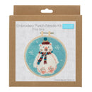 Trimits Punch Needle Kit Ð Floss and Hoop: Christmas Polar Bear, 15.2cm Diameter, Includes Floss, Hoop, Fabric, Punch Needle, and Instructions-3
