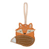 Kit de décoration en feutrine Trimits – Renard, 2 x 6 x 13 cm, comprend de la feutrine prédécoupée, du rembourrage, des perles, du fil et des instructions.