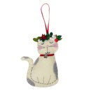 Trimits Felt Decoration Kit Ð Christmas: Cat, 2x6x13cm, Includes Pre-Cut Felt, Stuffing, Beads, Thread, and Instructions-1