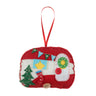 Kit de décoration en feutrine Trimits – Gonk, 11,5 x 9 cm, comprend des formes en feutrine, du rembourrage, des perles, des boutons, du fil et du ruban.
