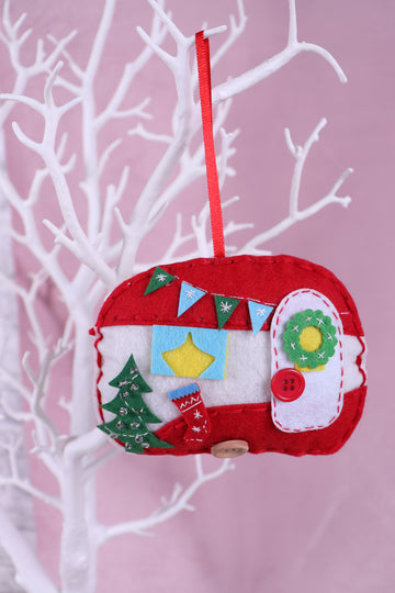 Trimits Felt Decoration Kit Ð Gonk, 11.5x9cm, Includes Felt Shapes, Stuffing, Beads, Buttons, Thread, and Ribbon - 0