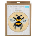 Trimits Punch Needle Kit Ð Yarn and Hoop: Bee, 20.3cm Diameter, Includes Yarn, Hoop, Fabric, Punch Needle, Instructions in EN, FR, GER-3