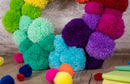 Trimits Pom Pom Wreath Kit Ð Green, 30x30cm, Includes Pom Pom Makers, Yarn, and Metal Hoop-3