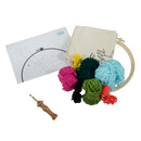 Trimits Punch Needle Kit Ð Yarn and Hoop: Flamingo, 20.3cm Diameter, Includes Yarn, Hoop, Fabric, Punch Needle, Instructions in EN, FR, GER-3