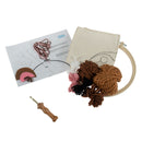 Trimits Punch Needle Kit Ð Yarn and Hoop: Monkey, 20.3cm Diameter, Includes Yarn, Hoop, Fabric, Punch Needle, Instructions in EN, FR, GER-3