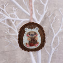 Trimits Felt Decoration Kit Ð Hedgehog, 2x6x13cm, Includes Pre-Cut Felt, Stuffing, Beads, Thread, and Instructions-2
