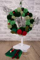 Trimits Pom Pom Wreath Kit Ð  30x30cm, Includes Pom Pom Makers, Yarn, and Metal Hoop-4