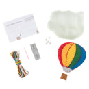 Trimits Felt Decoration Kit Ð Hot Air Balloon, 2x6x13cm, Includes Pre-Cut Felt, Stuffing, Beads, Thread, and Instructions-2
