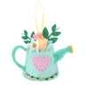 Kit de décoration en feutrine Trimits – Arrosoir, 2 x 6 x 13 cm, comprend de la feutrine prédécoupée, du rembourrage, des perles, du fil et des instructions.