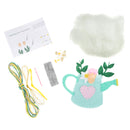 Trimits Felt Decoration Kit Ð Watering Can, 2x6x13cm, Includes Pre-Cut Felt, Stuffing, Beads, Thread, and Instructions-2