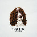 Trimits Counted Cross Stitch Kit Ð Large: Springer Spaniel, 36x36cm, Includes Aida Fabric, Pre-Sorted Threads, Needle, Personalizing Alphabet, Instructions in English, French, German-2