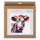 Trimits Counted Cross Stitch Kit Ð Large: Cow, 36x36cm, Includes Aida Fabric, Pre-Sorted Threads, Needle, Personalizing Alphabet, Instructions in English, French, German-2