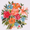 Kit de broderie au point de croix compté Trimits – Grand format : Floral Boutique, 36 x 36 cm, comprend une toile Aïda, des fils pré-triés, une aiguille, un alphabet de personnalisation et des instructions en anglais, français et allemand.