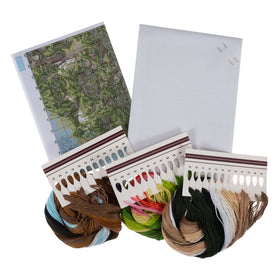 Trimits Counted Cross Stitch Kit Extra Large: Harbour View, 50x50cm, Includes Aida Fabric, Pre-Sorted Threads, Needle, Instructions in...