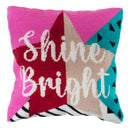 Trimits Half Stitch Tapestry Kit Ð Cushion: Shine Bright, 40x40cm, Includes Pre-Printed Canvas, Acrylic Yarns, Needle, Cushion Back, Instructions in English, French, German-1
